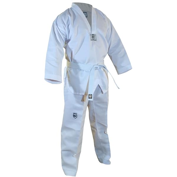 Amazon.com: Twister Taekwondo Uniform 8oz Poly/Cotton (BLACK